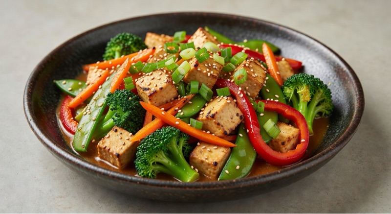 Vegetable Stir-Fry with Tofu