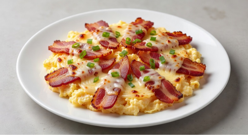 Swiss Canadian Bacon and Eggs