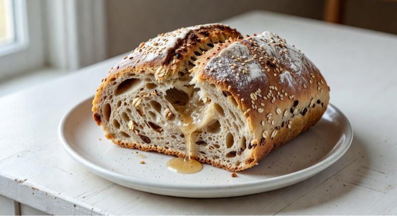No-Knead Sandwich Bread